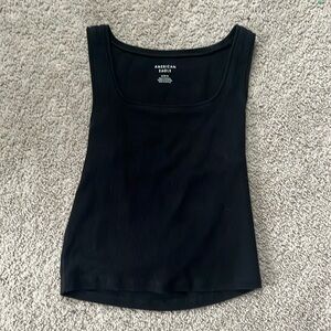 american eagle black tank top